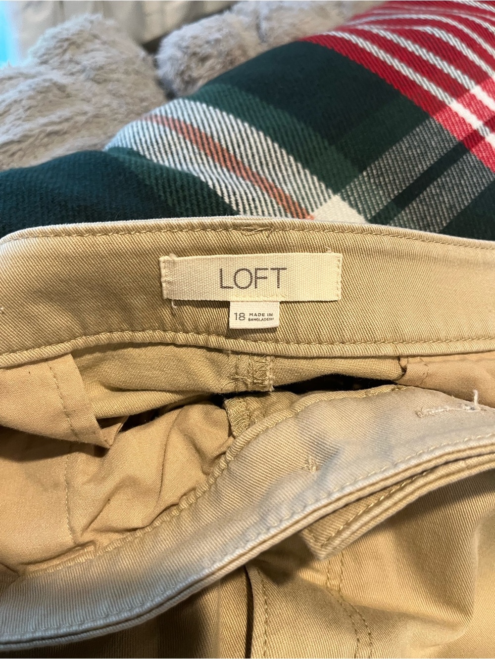 Women’s Loft Cargo Pants in Khaki - Picture 2 of 9